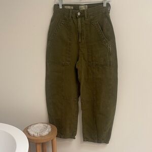 Women’s High Rise Utility Barrel Jeans - 4